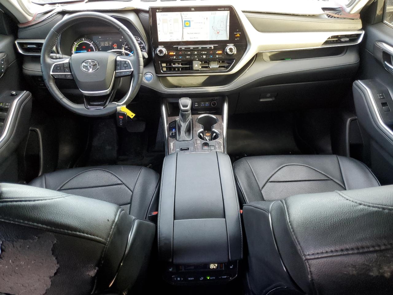 2022 TOYOTA HIGHLANDER HYBRID PLATINUM VIN:5TDEBRCH1NS075333