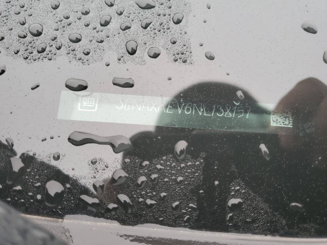 2022 CHEVROLET EQUINOX LT VIN:3GNAXKEV6NL138157