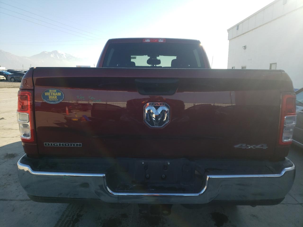 2022 RAM 2500 BIG HORN/LONE STAR VIN:3C6UR5DJ7NG336293