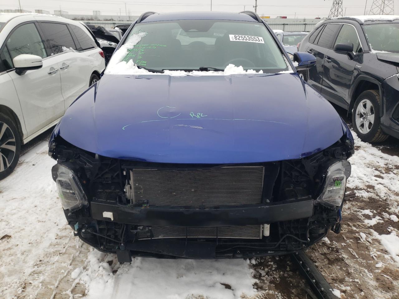2022 HYUNDAI TUCSON SEL VIN:5NMJFCAE7NH051761