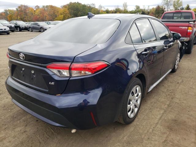 2021 TOYOTA COROLLA LE VIN: 5YFEPMAE0MP187643