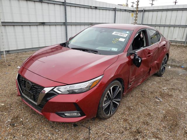 2021 NISSAN SENTRA SR VIN: 3N1AB8DV9MY243601