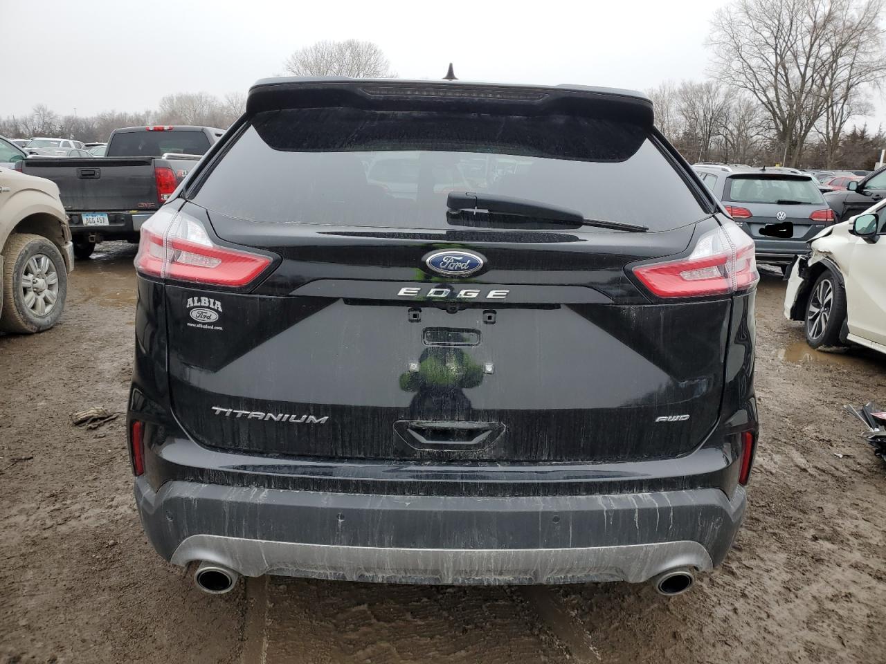 2022 FORD EDGE TITANIUM VIN:2FMPK4K96NBA55792