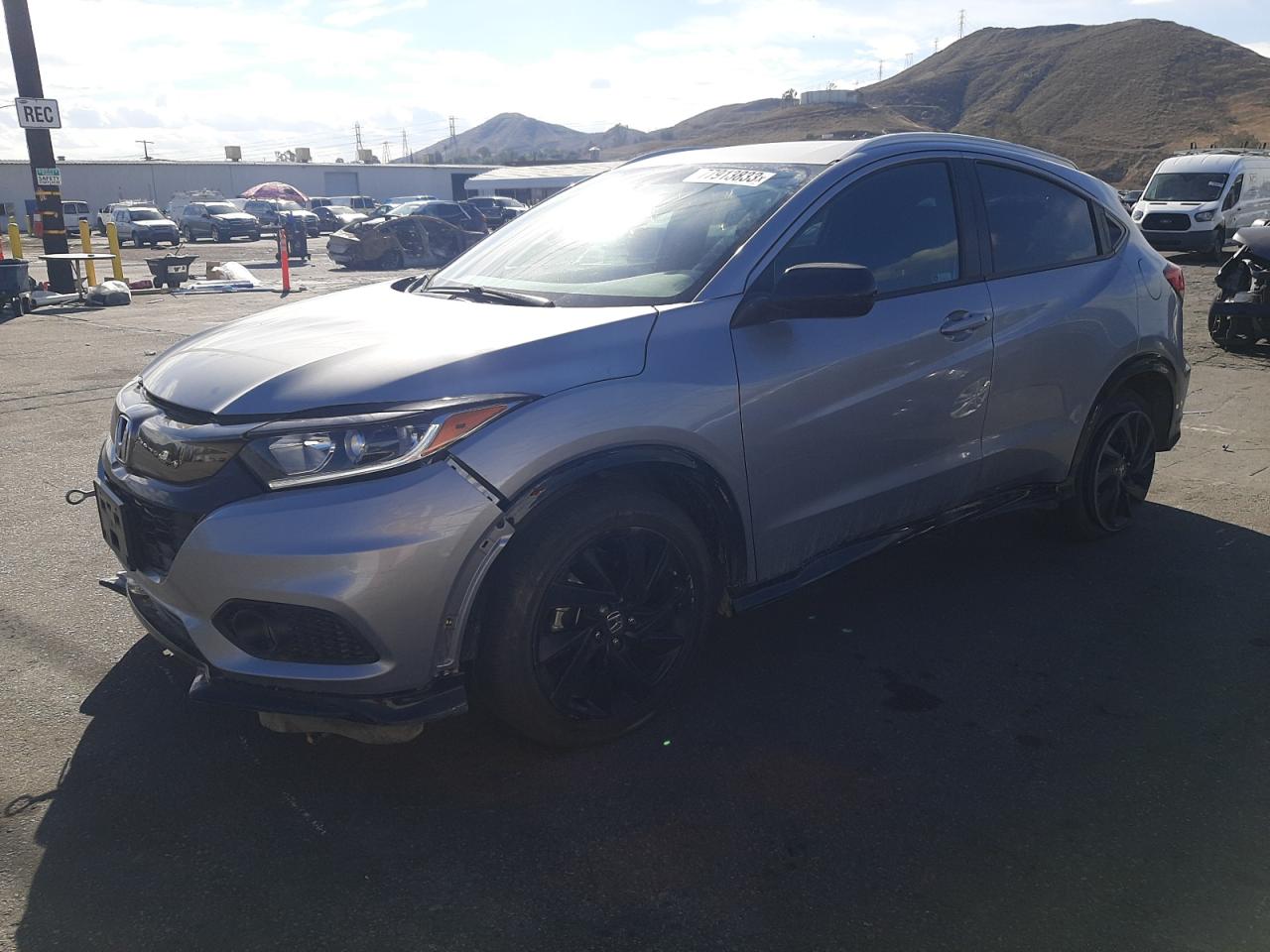 2022 HONDA HR-V SPORT VIN:3CZRU6H12NM757816