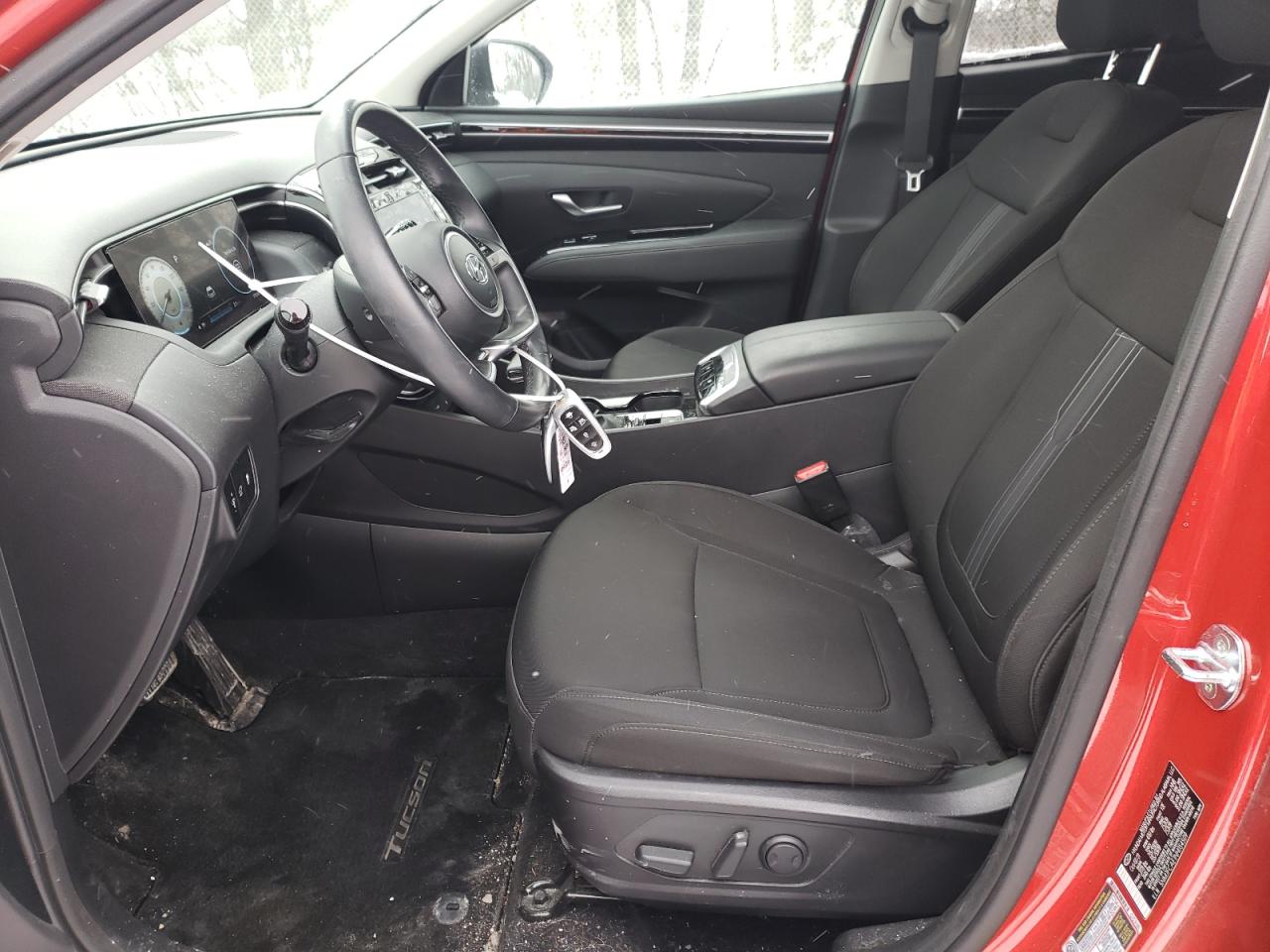 2022 HYUNDAI TUCSON SEL VIN:5NMJFCAE1NH054509