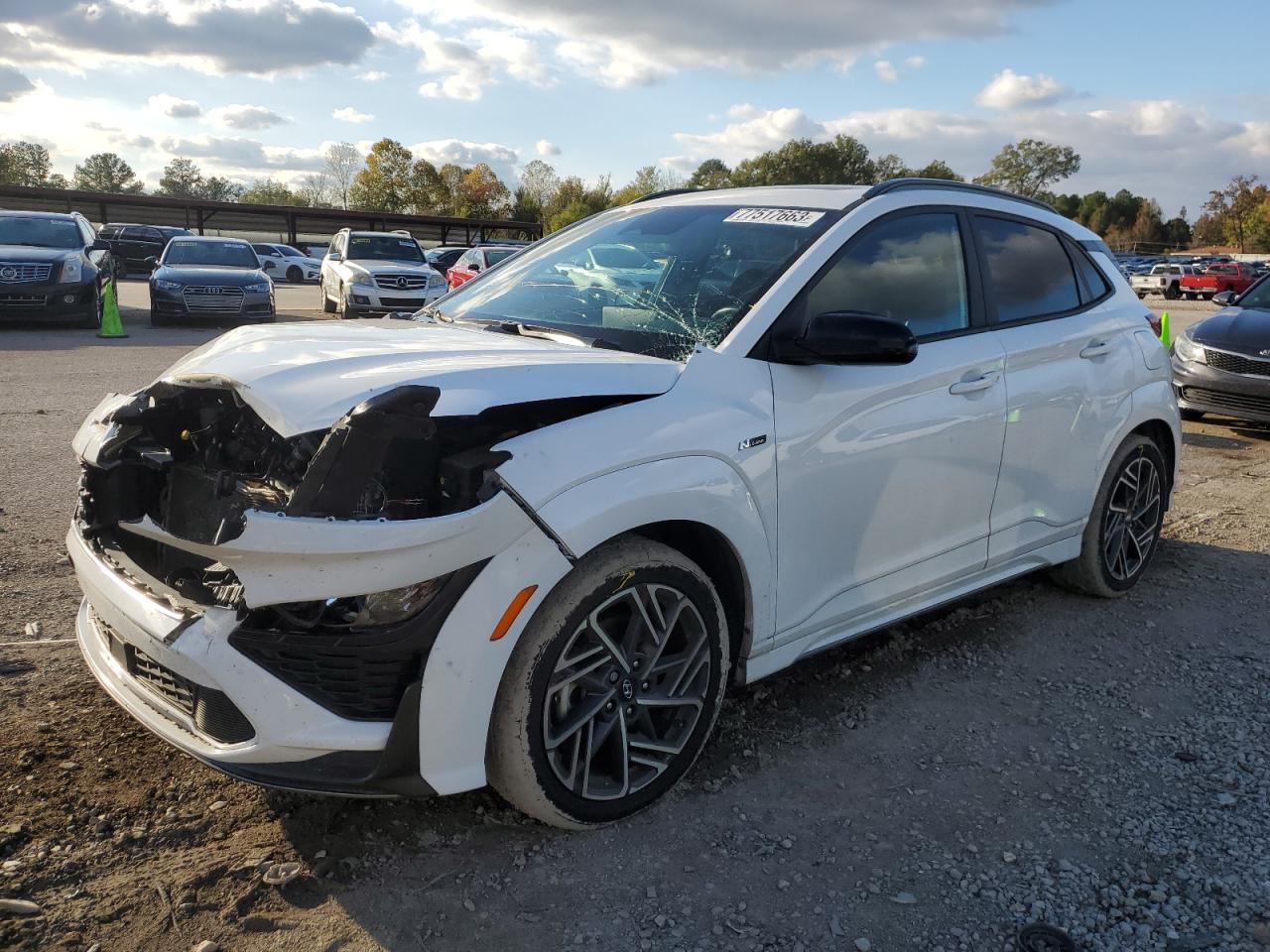 2022 HYUNDAI KONA N LINE VIN:KM8K33A31NU868109