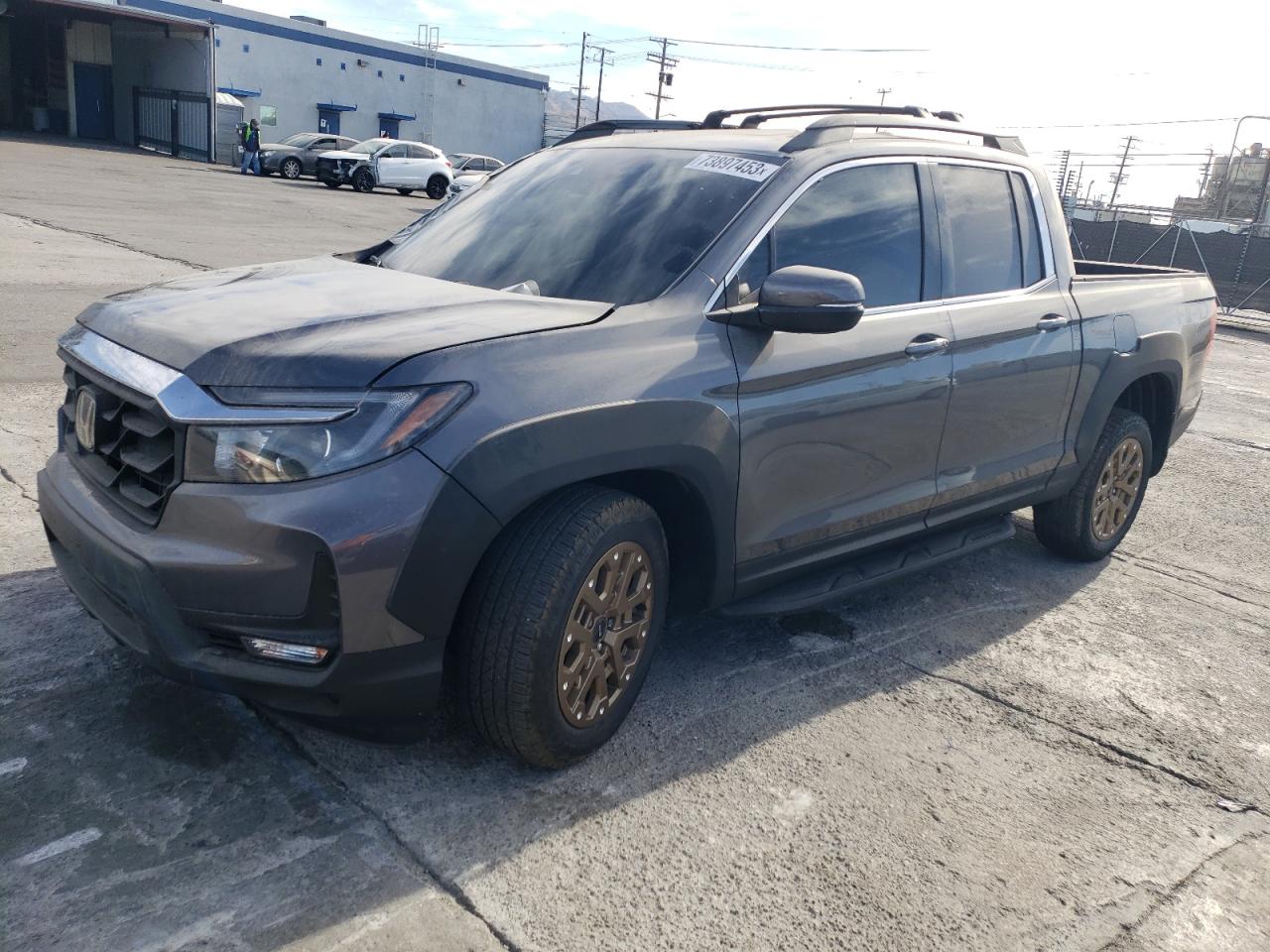 2023 HONDA RIDGELINE RTL VIN:5FPYK3F58PB025524