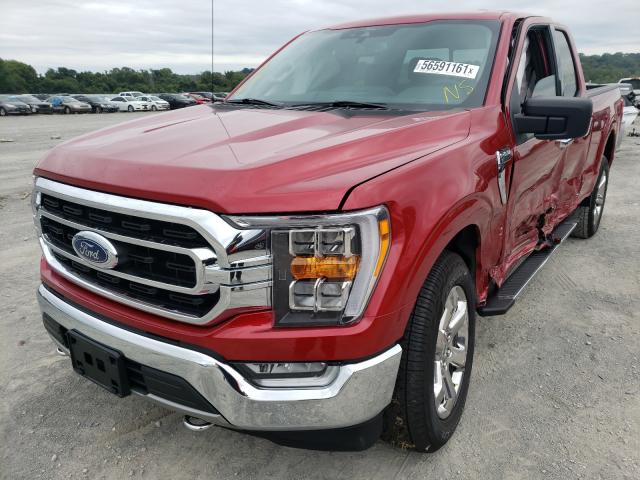 2021 FORD F150 SUPER CAB VIN: 1FTFX1E51MKD65507