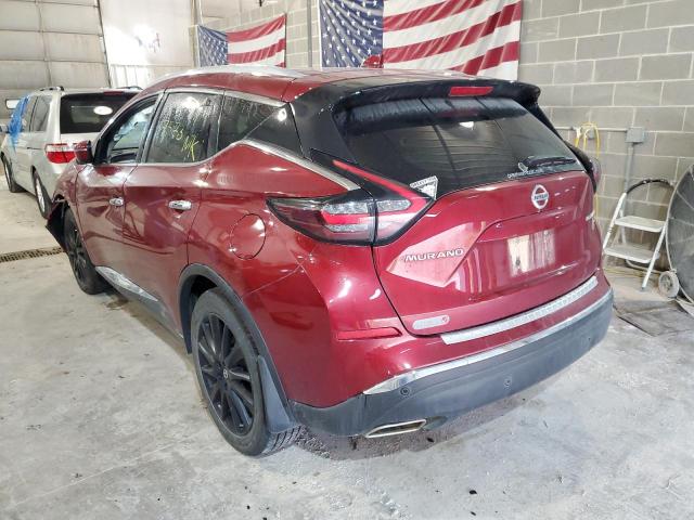 2021 NISSAN MURANO PLATINUM VIN: 5N1AZ2DJ1MC102562