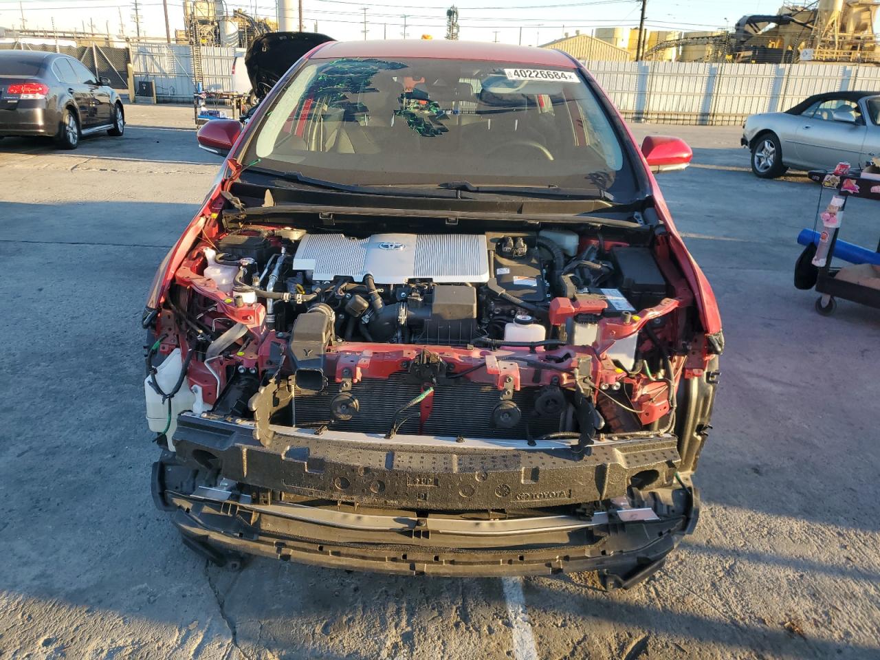 2022 TOYOTA PRIUS NIGHT SHADE VIN:JTDKAMFU3N3177493