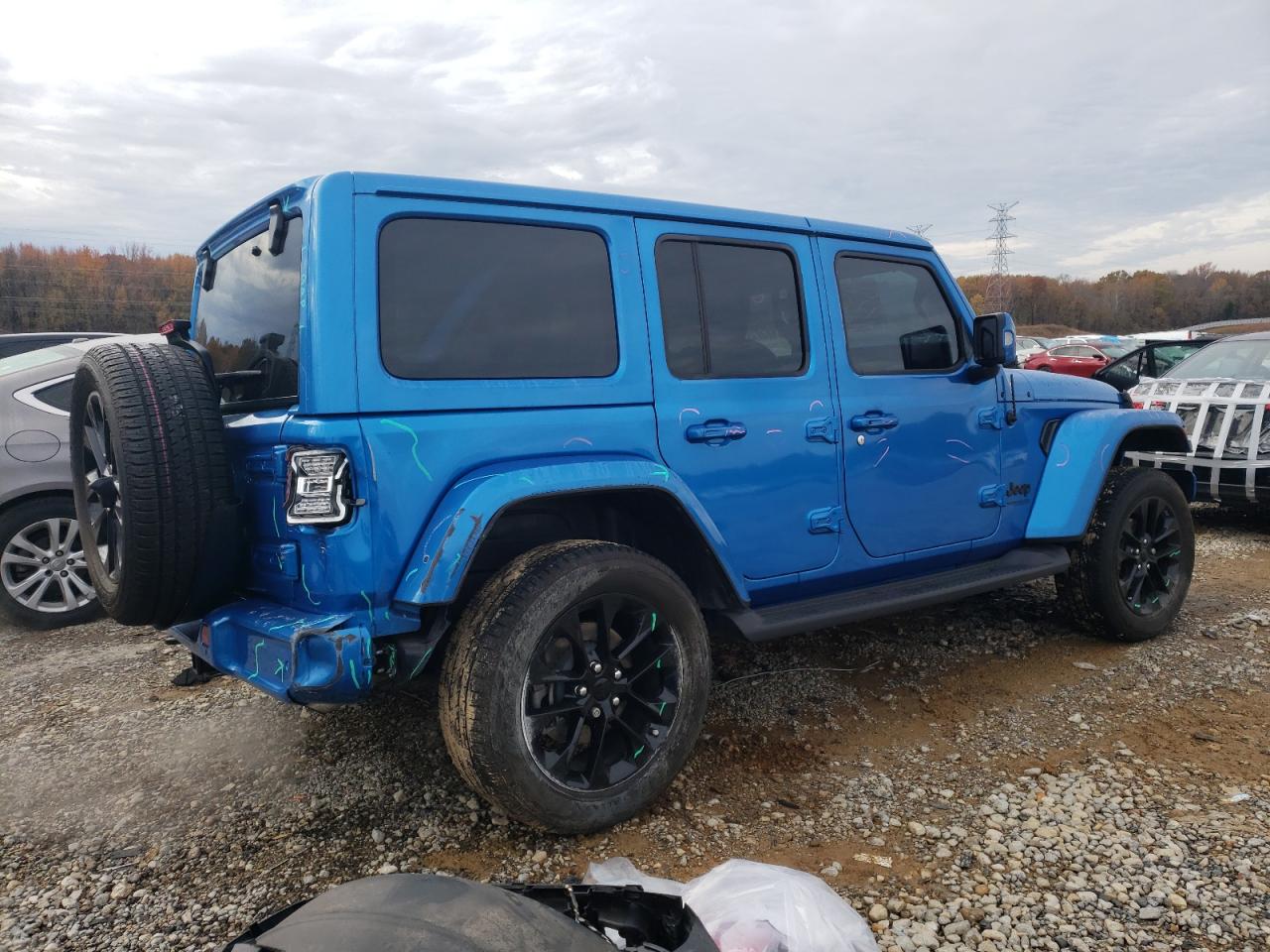 2022 JEEP WRANGLER UNLIMITED SAHARA VIN:1C4HJXENXNW116050