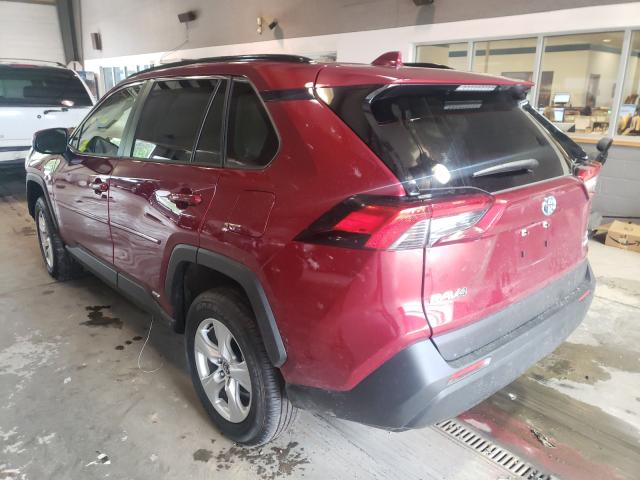 2021 TOYOTA RAV4 XLE VIN: JTMR6R***********