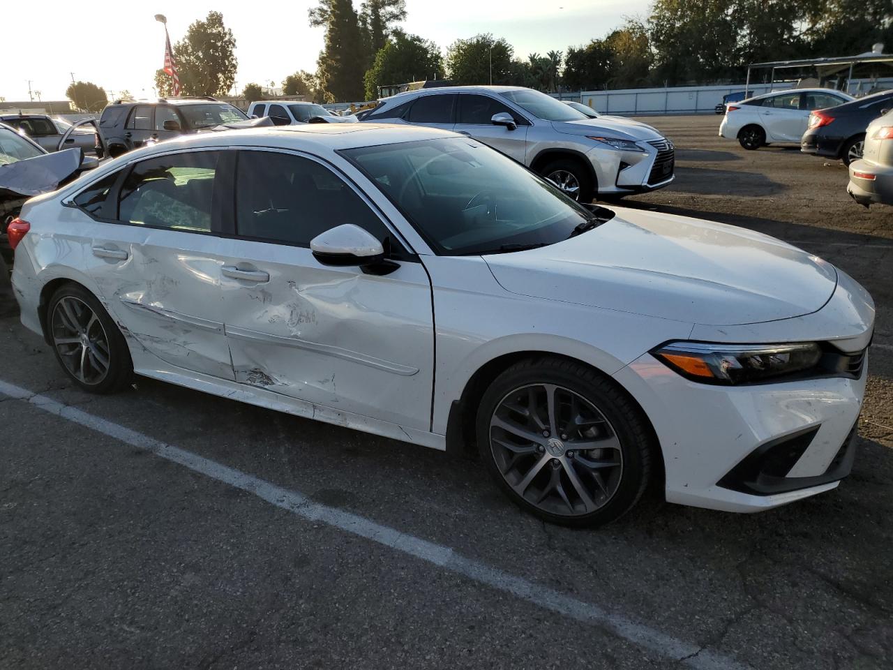 2022 HONDA CIVIC TOURING VIN:2HGFE1F90NH318244