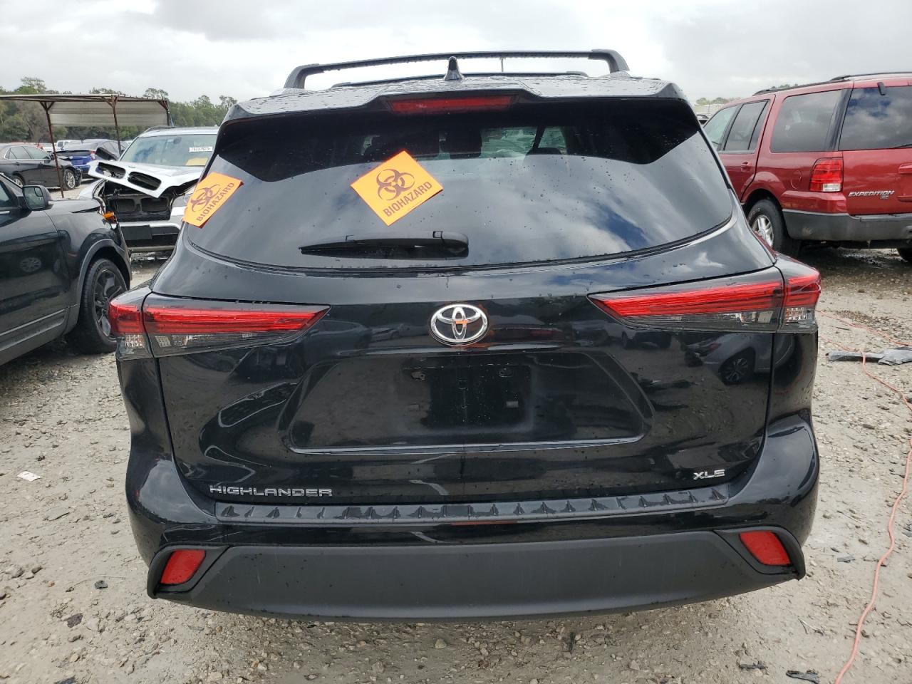 2022 TOYOTA HIGHLANDER XLE VIN:5TDGZRAH5NS141647