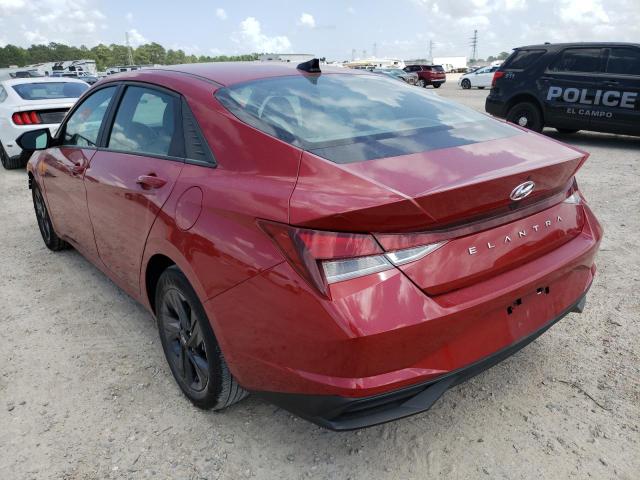 2021 HYUNDAI ELANTRA SEL VIN: KMHLM4AG7MU067256