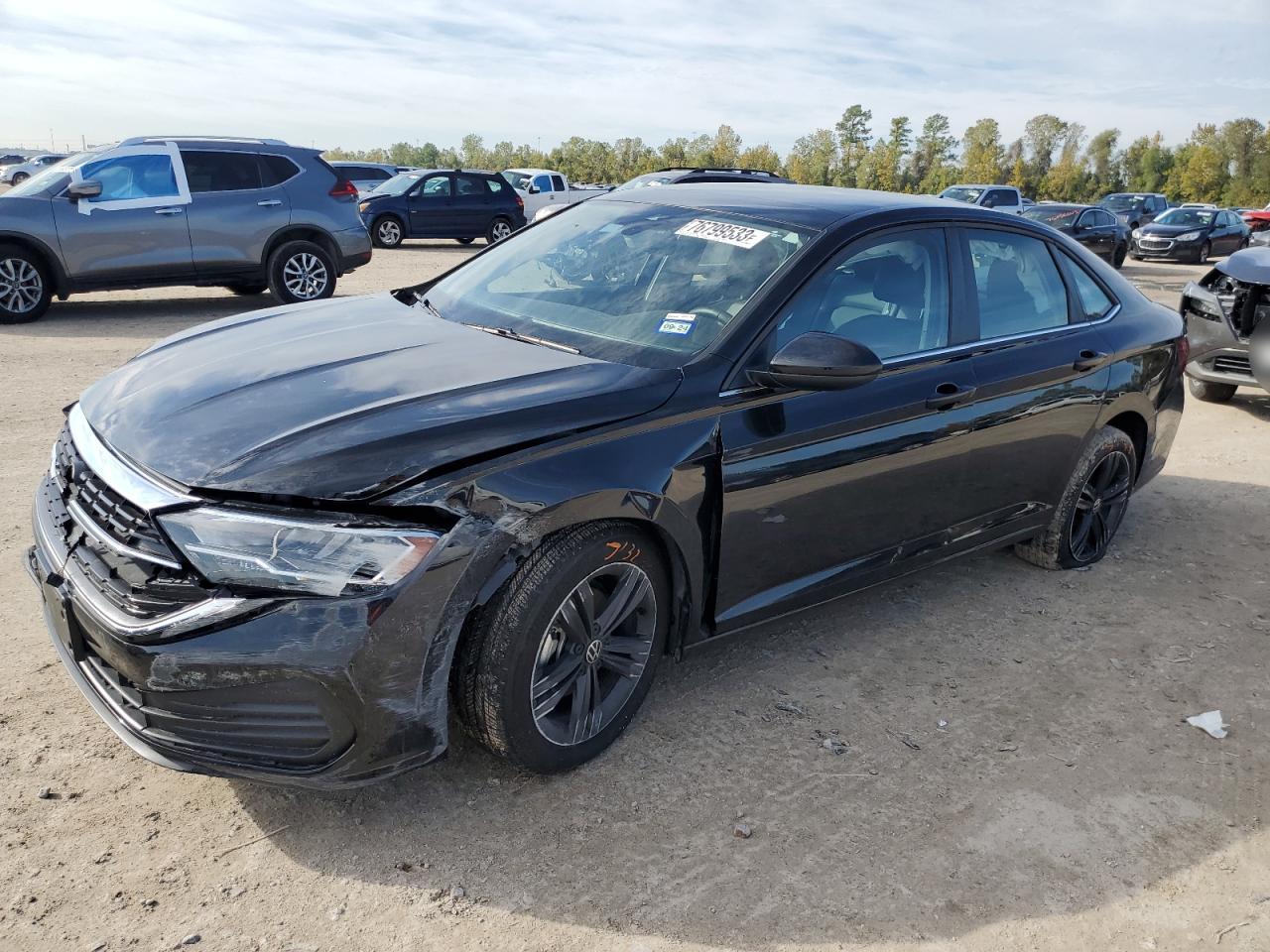 2022 VOLKSWAGEN JETTA SE VIN:3VW7M7BU7NM033509