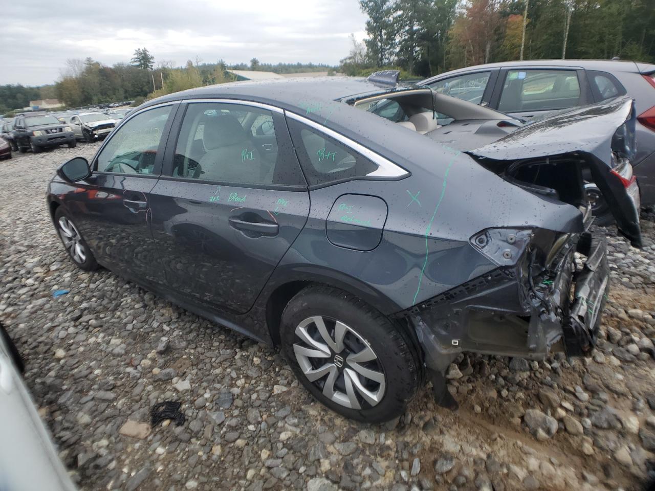 2022 HONDA CIVIC LX VIN:2HGFE2F23NH520648
