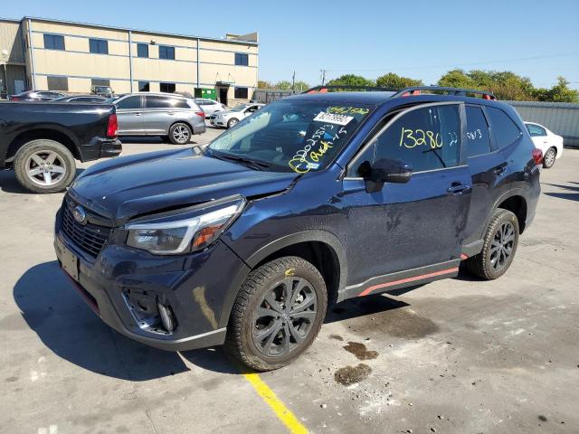 2021 SUBARU FORESTER SPORT VIN: JF2SKARC2MH582522