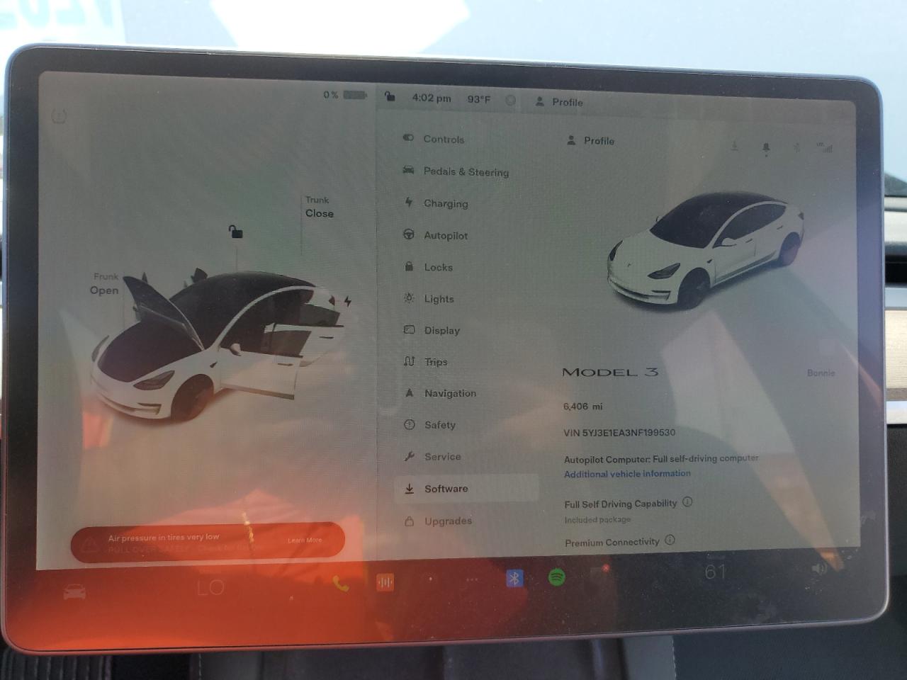 2022 TESLA MODEL 3  VIN:5YJ3E1EA3NF199530