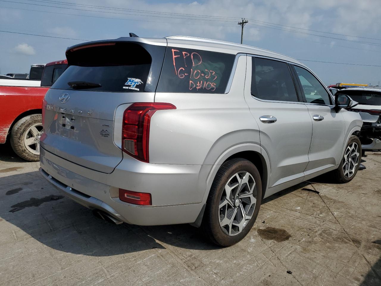 2022 HYUNDAI PALISADE CALLIGRAPHY VIN:KM8R7DHE3NU430031