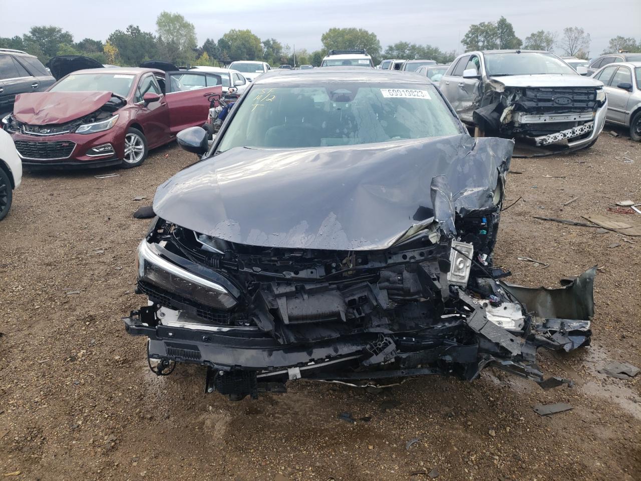 2023 HONDA CIVIC EXL VIN:19XFL1H72PE013259