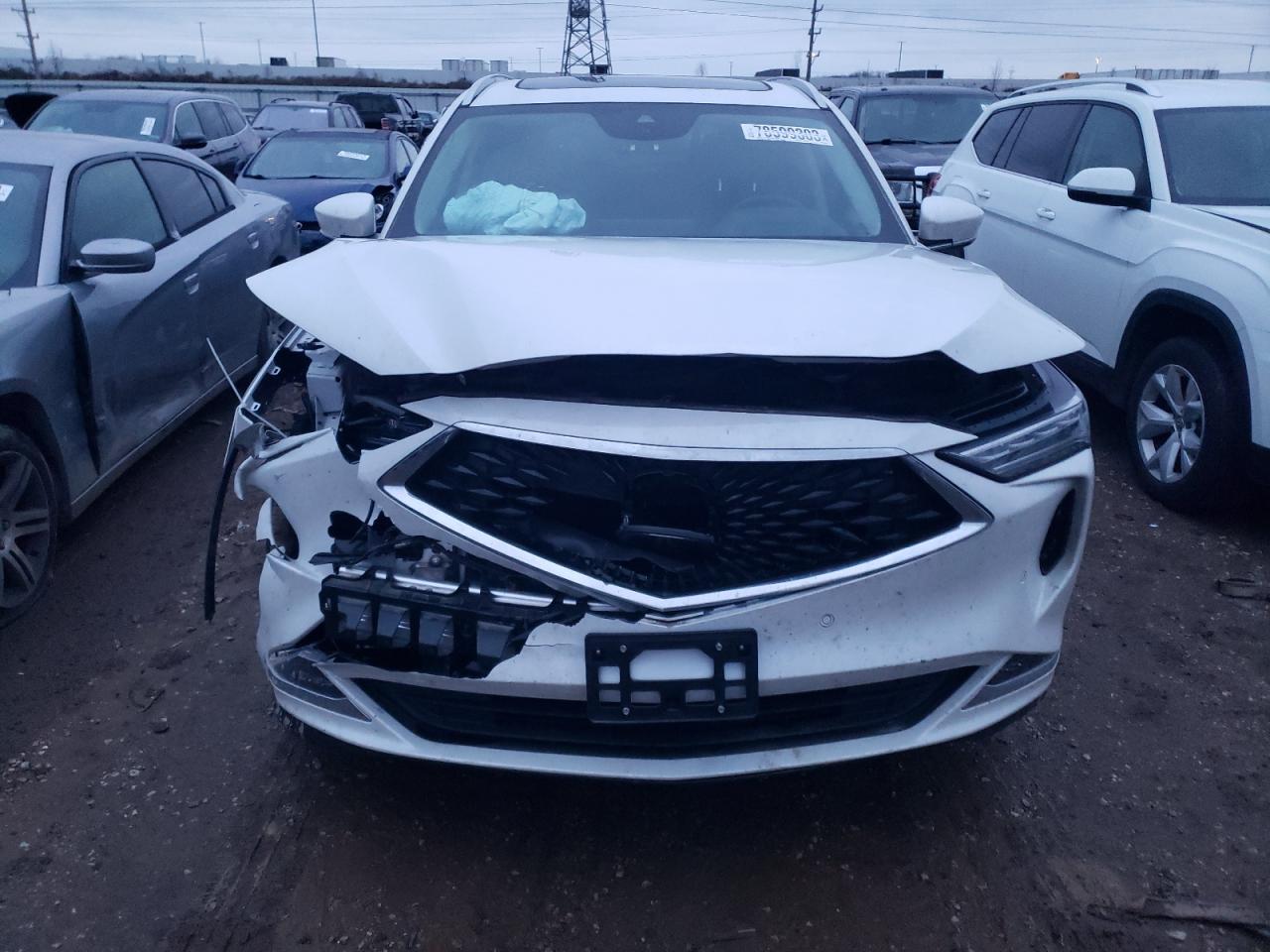 2022 ACURA MDX ADVANCE VIN:5J8YE1H89NL041318