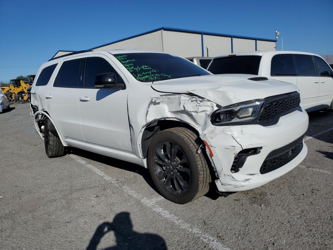 2022 DODGE DURANGO GT VIN:1C4RDJDG9NC100421