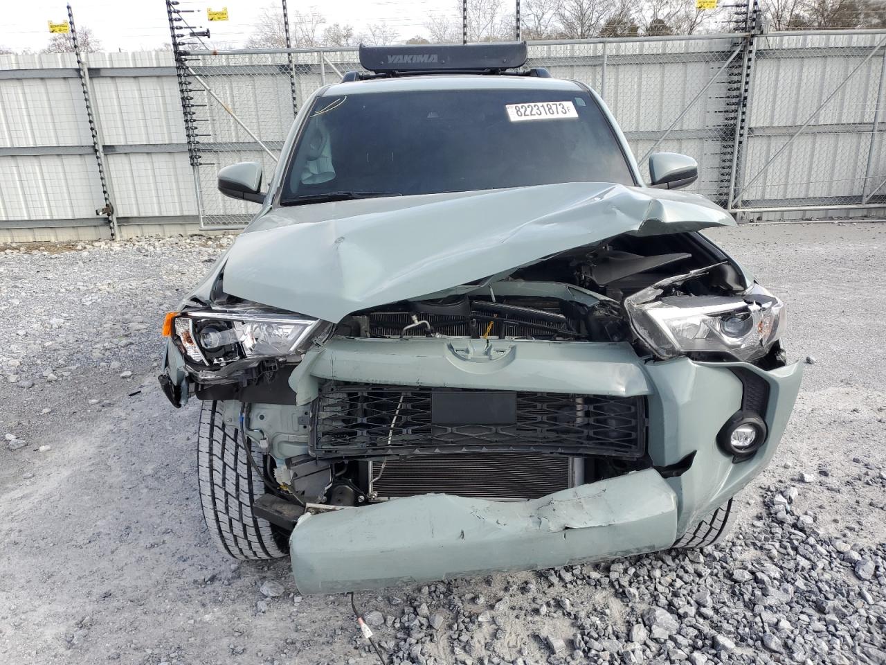 2022 TOYOTA 4RUNNER TRAIL VIN:JTETU5JR3N6003650