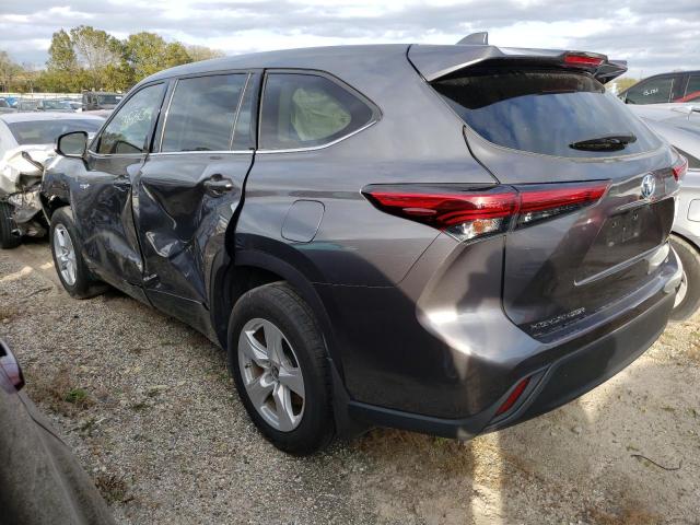 2021 TOYOTA HIGHLANDER HYBRID LE VIN: 5TDBBRCH5MS534395