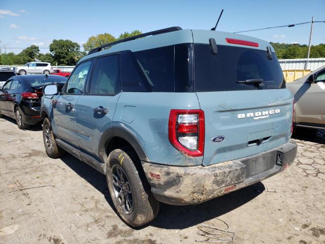 2021 FORD BRONCO SPORT BIG BEND VIN: 3FMCR9B67MRB40167