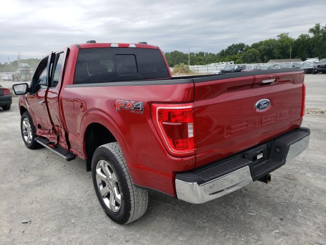 2021 FORD F150 SUPER CAB VIN: 1FTFX1E51MKD65507