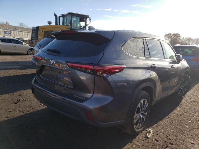 2021 TOYOTA HIGHLANDER XLE VIN: 5TDHZRBH5MS088742