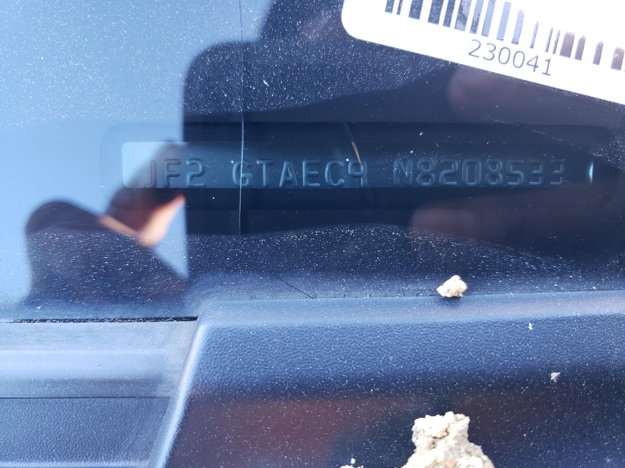 2022 SUBARU CROSSTREK PREMIUM VIN:JF2GTAEC9N8208533