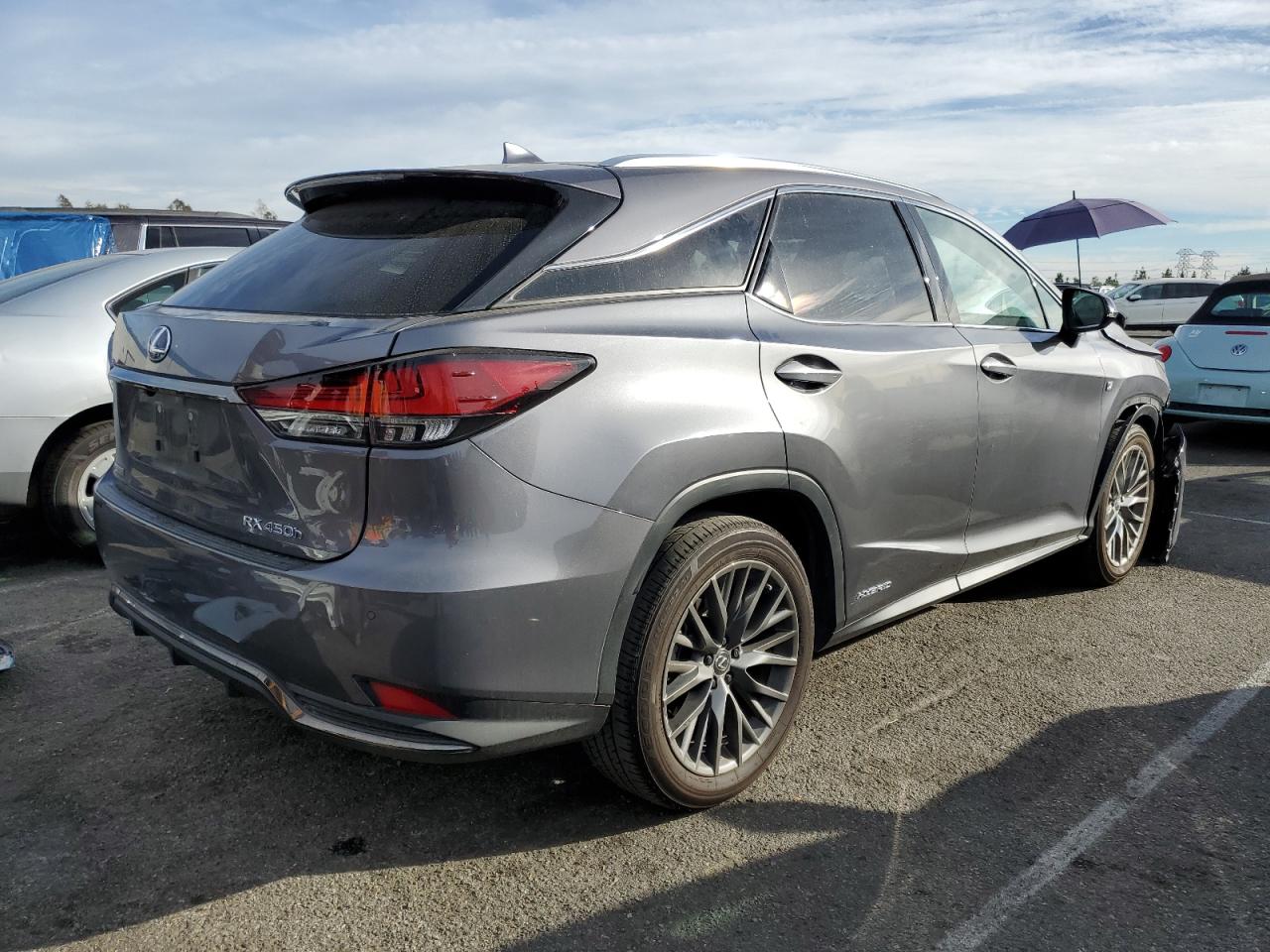 2022 LEXUS RX 450H F-SPORT VIN:2T2YGMDA9NC089360