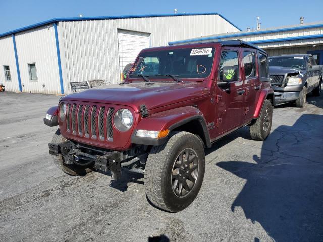 2021 JEEP WRANGLER UNLIMITED SPORT VIN: 1C4HJXDG1MW589191