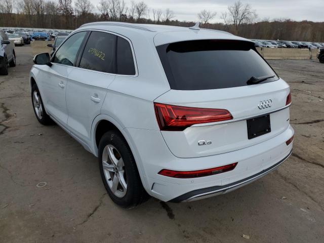 2021 AUDI Q5 PREMIUM VIN: WA1AAAFYXM2011323