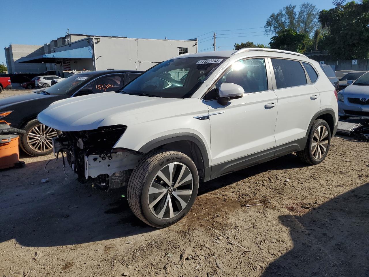 2023 VOLKSWAGEN TAOS SE VIN:3VVSX7B22PM343705