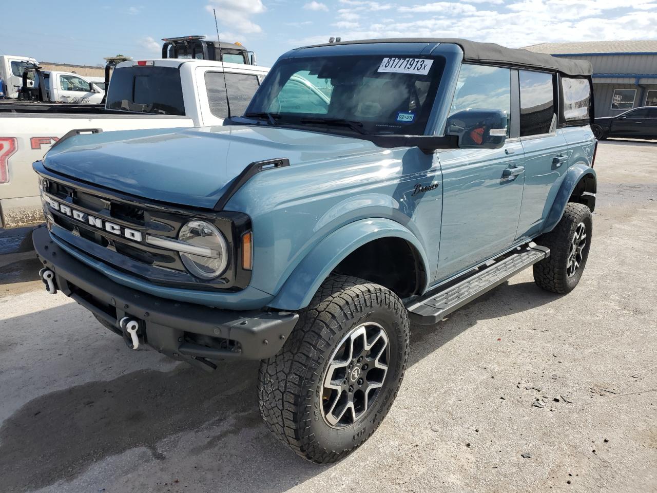 2022 FORD BRONCO BASE VIN:1FMDE5BH9NLB88635