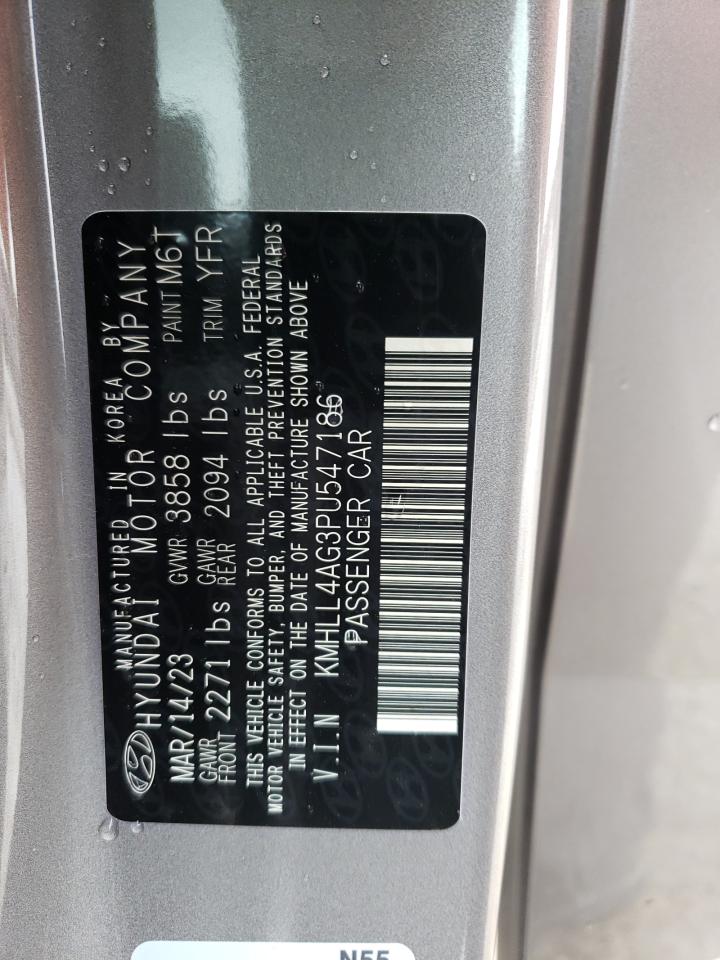 2023 HYUNDAI ELANTRA SE VIN:KMHLL4AG3PU547186