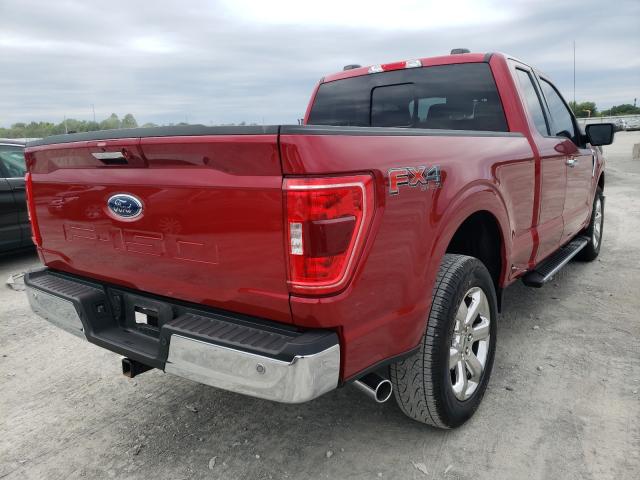 2021 FORD F150 SUPER CAB VIN: 1FTFX1E51MKD65507