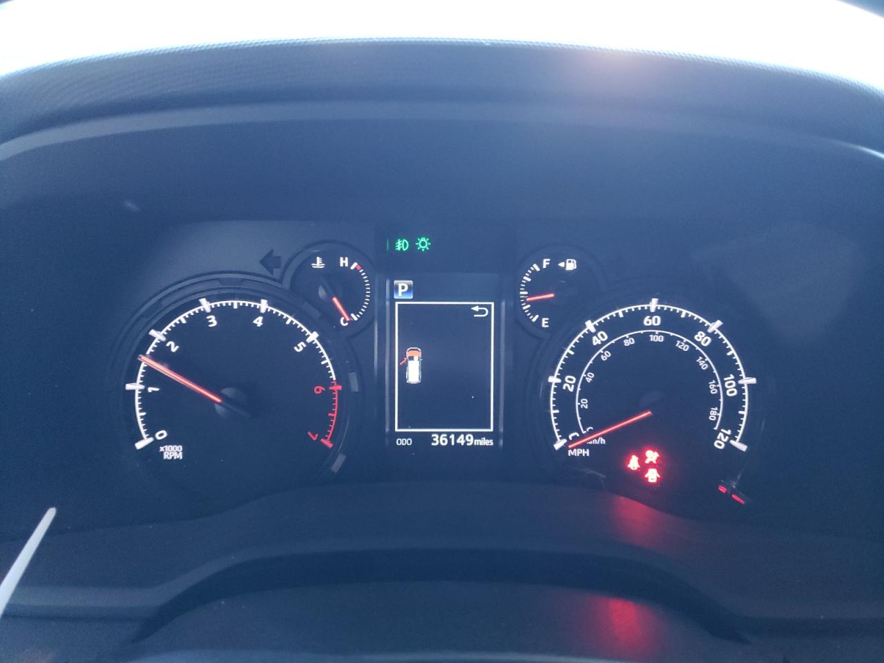 2022 TOYOTA 4RUNNER TRAIL VIN:JTETU5JR0N5971260