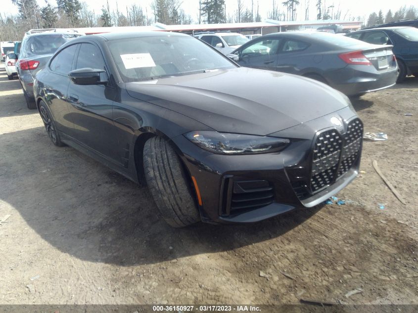 2022 BMW 4 SERIES M440I XDRIVE VIN: WBA13AW04NFM26722