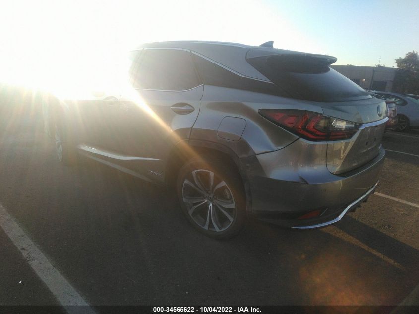 2022 LEXUS RX RX 450H VIN: 2T2HGMDA6NC085539