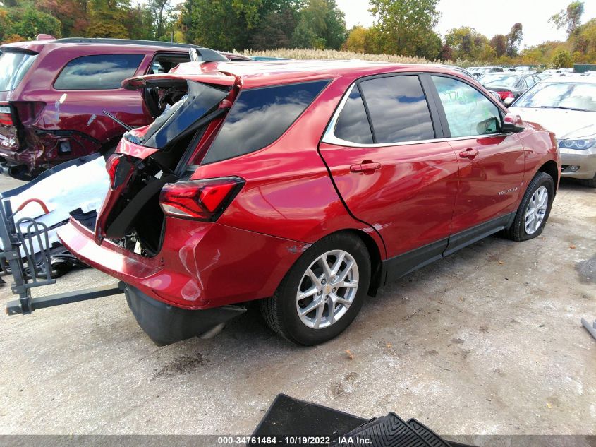 2022 CHEVROLET EQUINOX LT VIN: 3GNAXUEV7NL115725