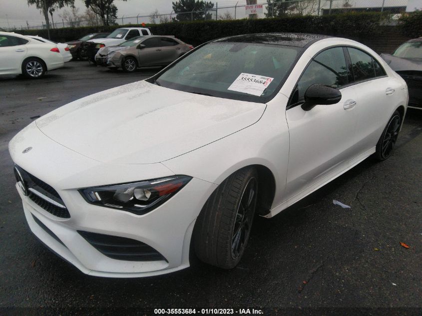 2022 MERCEDES-BENZ CLA CLA 250 VIN: W1K5J4GB7NN314827