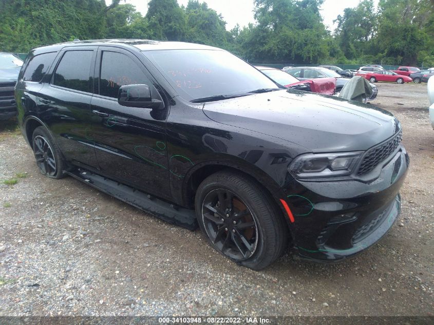 2021 DODGE DURANGO GT VIN: 1C4RDHDG6MC718139