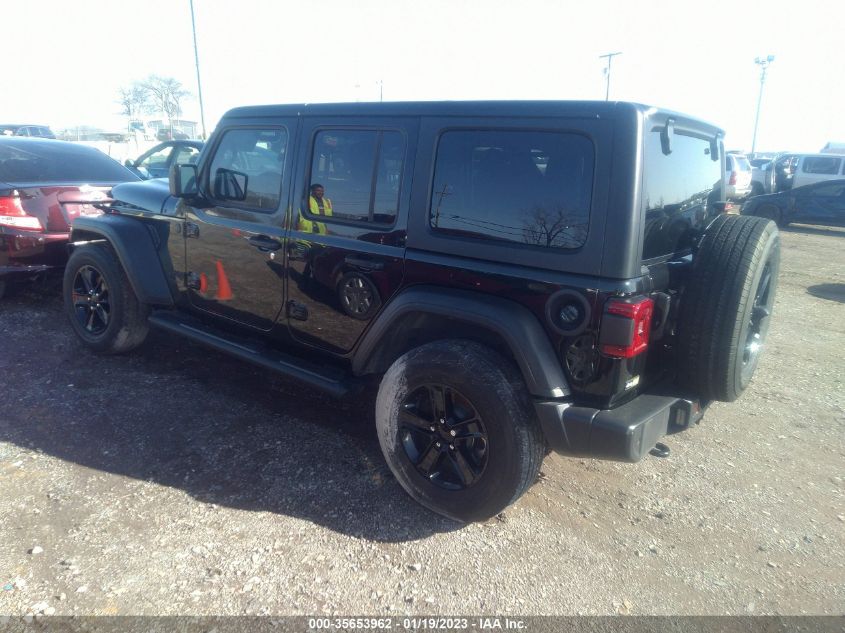 2021 JEEP WRANGLER UNLIMITED SPORT ALTITUDE VIN: 1C4HJXDG6MW815872