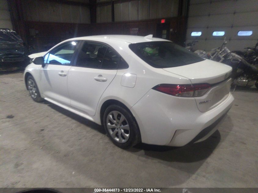 2021 TOYOTA COROLLA LE VIN: 5YFEPMAE0MP245007