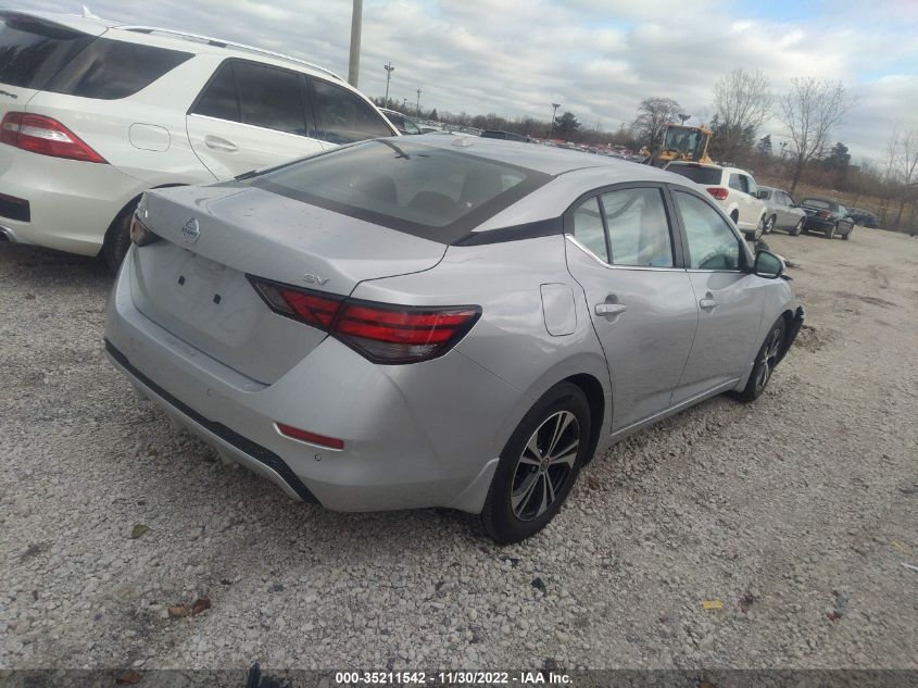 2022 NISSAN SENTRA SV VIN: 3N1AB8CV0NY227645