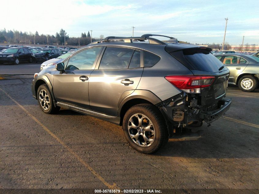 2021 SUBARU CROSSTREK SPORT VIN: JF2GTHSC1MH317631
